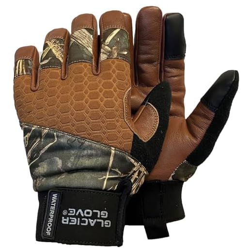 Glacier Glove Alaska Pro Camo Waterproof Insulated Glove, Advantage, Large