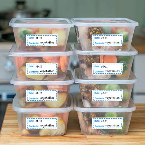 500 pezzi Etichetta del Congelatore,1 x 3 Pollici