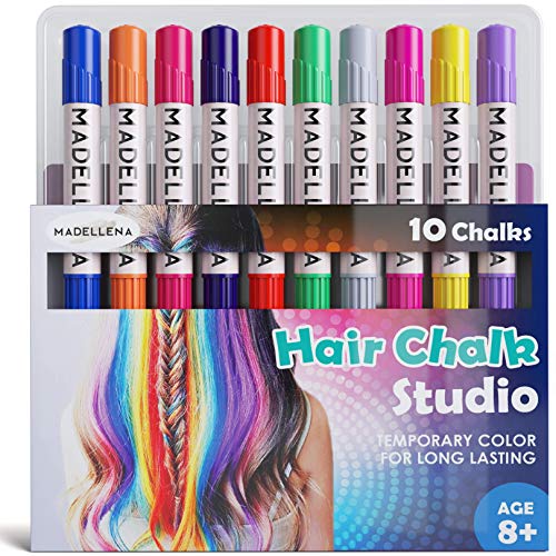 Hair Chalk, Temporary Hair Color for Kids, Hair Chalk for Girls, Temporary Hair