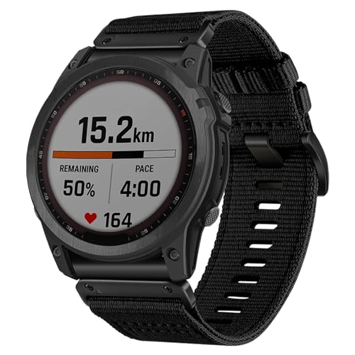 YOOSIDE Nylon Watch Strap for Garmin Fenix 7 / Fenix 6 / epix Pro 47mm - Image 2