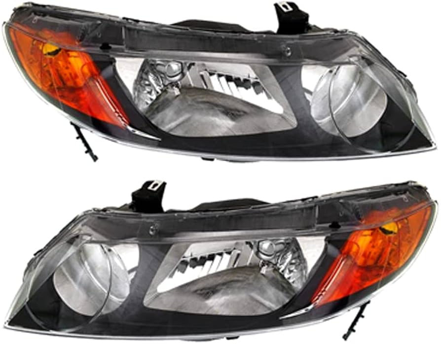 civicivi Amazon.com: Rareelectrical New Pair Of Halogen Headlight