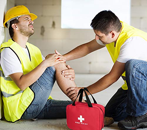 3 Pack Nylon First Aid Empty Kit,Compact and Lightweight First Aid Bag for Emergency at Home, Office, Car, Outdoors, Boat, Camping, Hiking(Bag Only) - Image 5