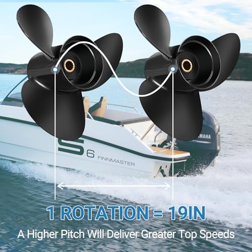 Tutor Auto 14 1/2 X 19 Pitch 48-832830A45 Aluminum Boat Propeller For Mercury Outboard Engine 135-300Hp&Mercruiser Alpha One/Bravo One thumb #4