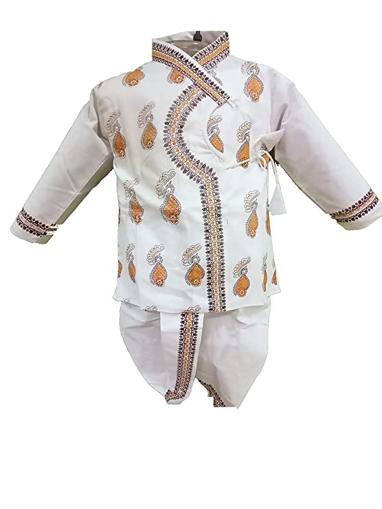 tan ansh Pure Cotton Handloom Dhoti Kurta set (Ethnic Wear)-picture-53