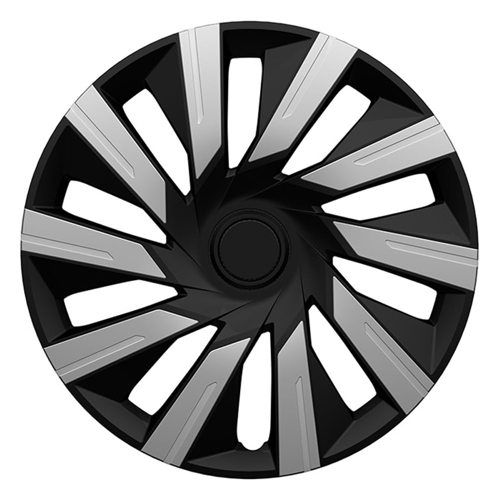 J-TecSet wheel covers Tecna 15-inch silver/black