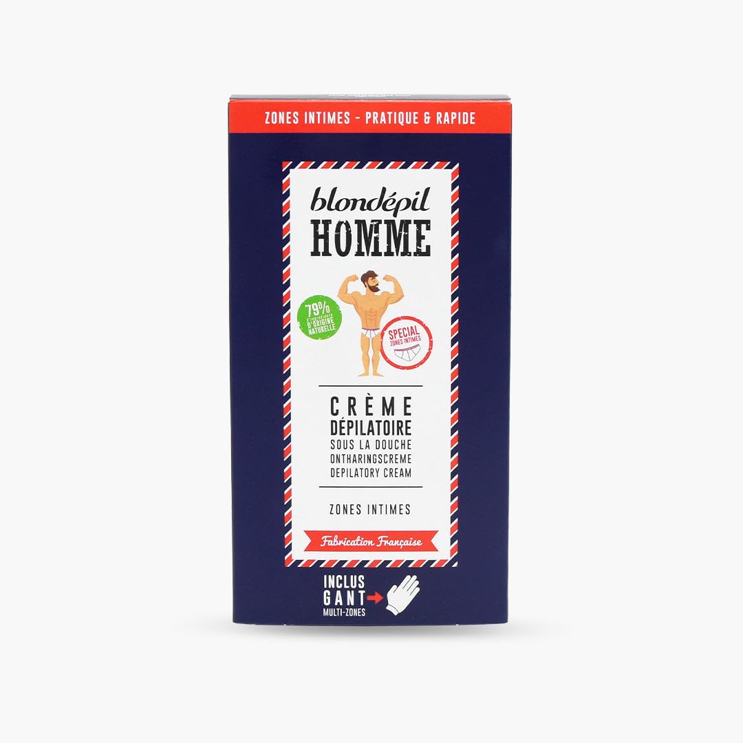 Depilatory Cream and Scrub Glove Intimate Zone Extra for Sensitive Skin, 100 ml - Lot of 2