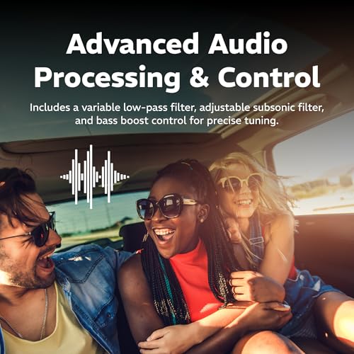 Image of SOUNDSTREAM Picasso Nano PN1.4000DX Monoblock Class D Car Stereo Amplifier - 1 Channel 4000W Compact Digital Amp with Wired Bass Control & High-Level Inputs for Subwoofers & Speakers (Renewed)