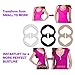 W-Plus Bra Strap Clips, Bra Extender 2 Hooks, Bra Clips and Bra Straps Holder - Conceal Straps - Cleavage Control