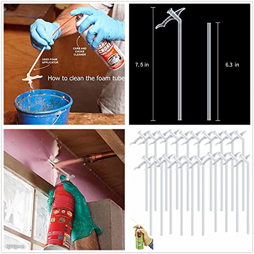 Image of Spray Foam Tubes Nozzle Tips Gap Filling Foam Spray Replacement Tube Trigger and Tube Assembly (30)