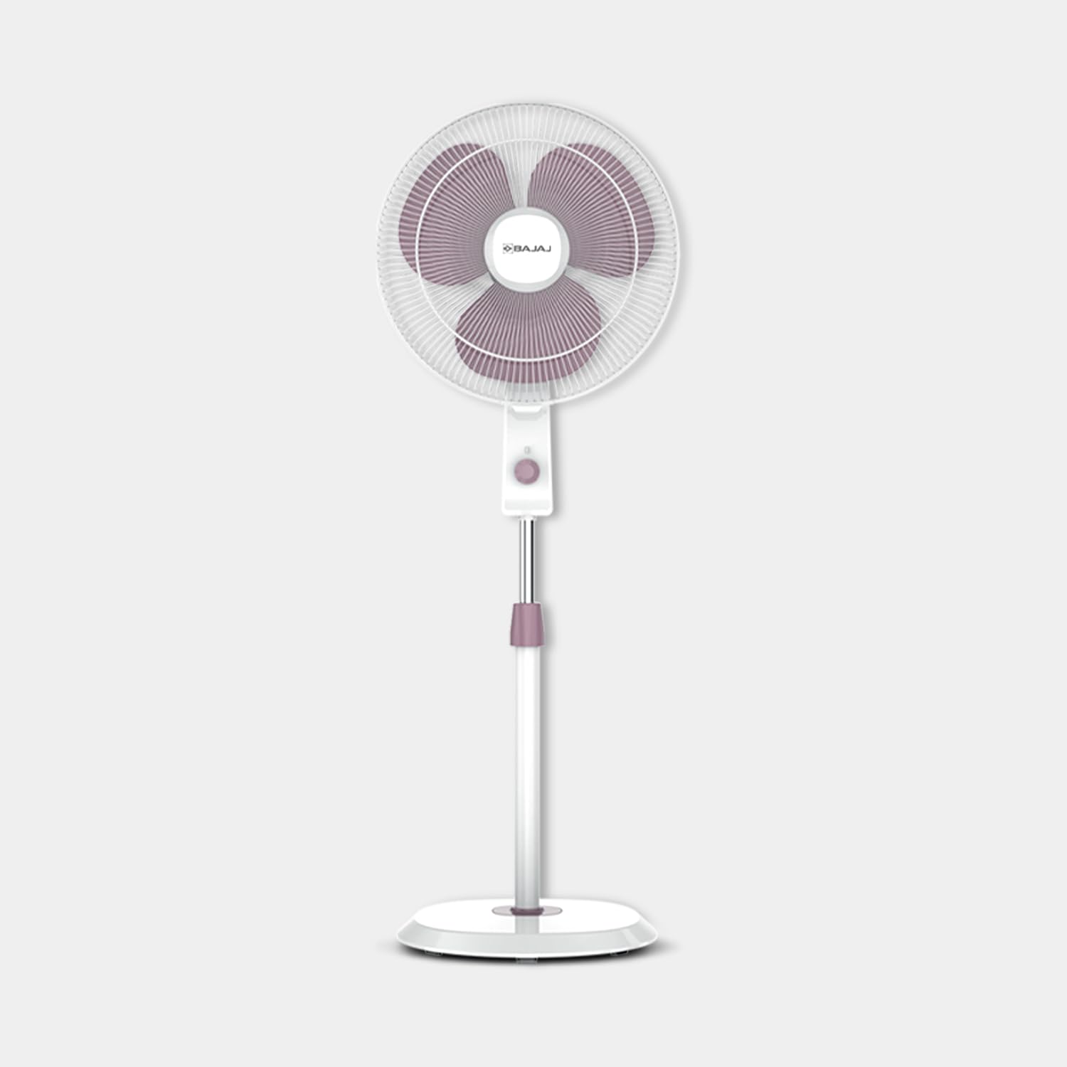 Bajaj Robusto 400mm Oscillating Pedestal Fan for Home| DuraBreezeTM Technology | 3Years Comprehensive Warranty | Surge Protection| 100% Copper Motor| High Air Delivery |Modern Décor | Lavender & White (B0D3HXN5NX) Amazon Price History, Amazon Price Tracker