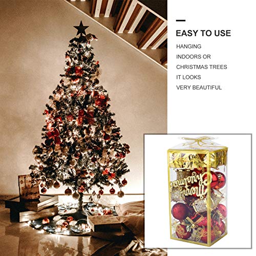 EXCEART Conjunto de Decorações para Ãrvores de Natal Enfeite Pendurado para Ãrvore de Natal Caixa de