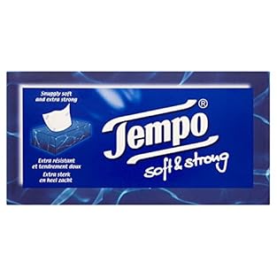 12 x Tempo Soft and Strong 80 Handkerchiefs Brand : Tempo Product type: HEALTH PERSONAL CARE White soft