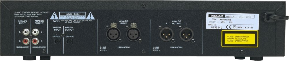 TASCAM MD-350 ※手渡し限定 TASCAM MD-350 MiniDisc Recorder/Player : Amazon.in: Musical