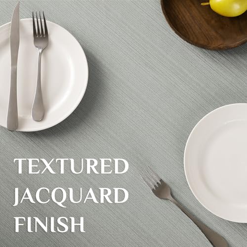 Nappe rectangulaire Softalker 152x264 gris clair en polyester géométrique - 3