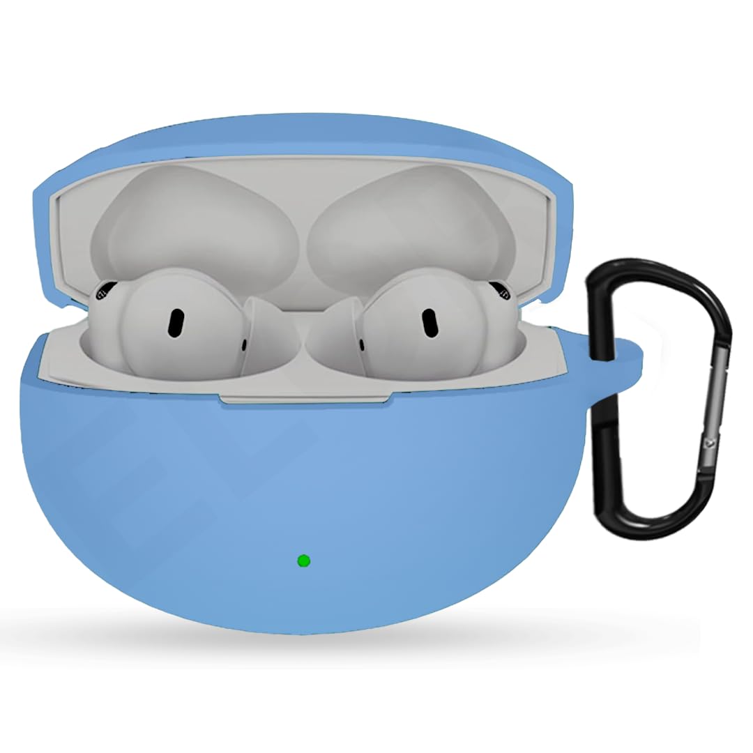 ELOR Silicone Case Cover Compatible with OnePlus Buds 4 (Earbuds Not Included) (Sky Blue)-image-20