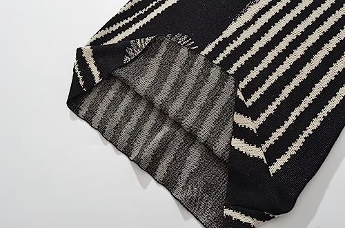 efvandoloe Summer Chic Abstract Knitted Long Dress Women Crew Neck Sleeveless Stretchable Slim Maxi Dresses4