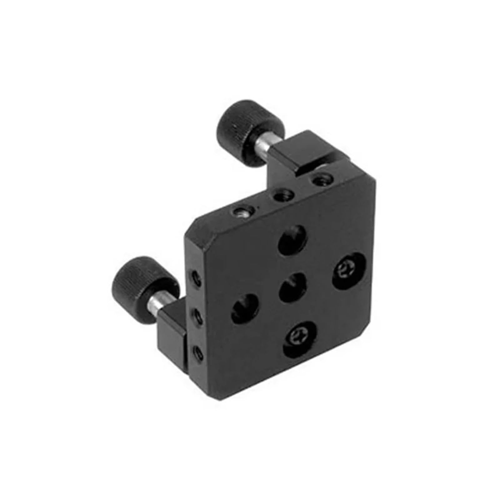 WNVXJGNSO Motorized Rotary Positioning Stage Precision Manual Tilting Table (Two-axis) PQ220-5L, Two-Dimensional Pitch +-5 Degree Adjustment, fine-Tuning Thread Drive