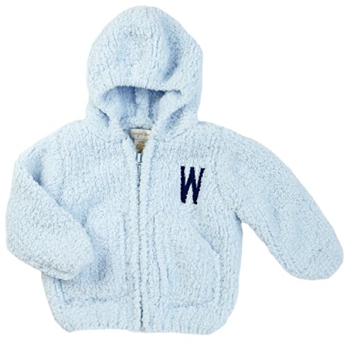 Angel Dear Unisex Baby Fleece Zip Hoodie - Light Blue - 12 Months2