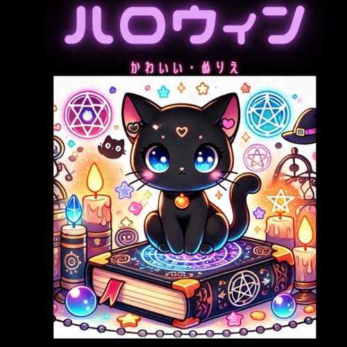 ハロウィンぬりえ: かわいいぬりえ