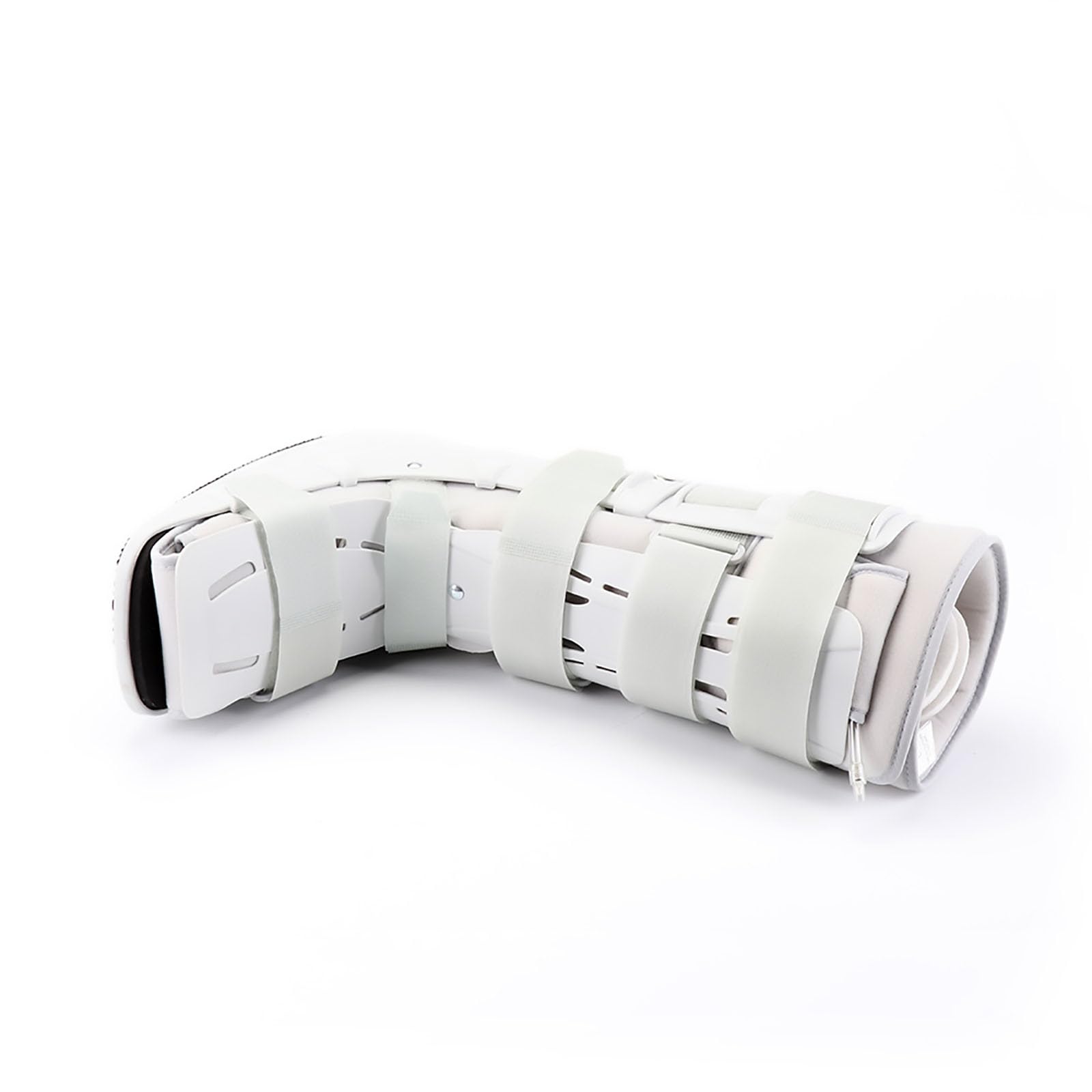 HAILM Bota Ortopédica para Caminar, Soporte para Andador, Compresión Ajustable, para Fracturas Pie y Tobillo, Esguinces, Lesiones Bota Ortopédica (Blanca),M