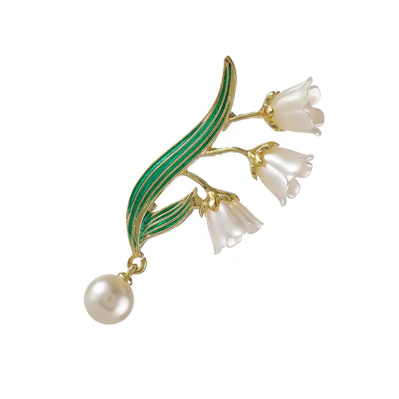 Maxtonser Delicate Lilys Flower Brooch Alloy Materials Comfortable Wear for Daily and Special Occasions