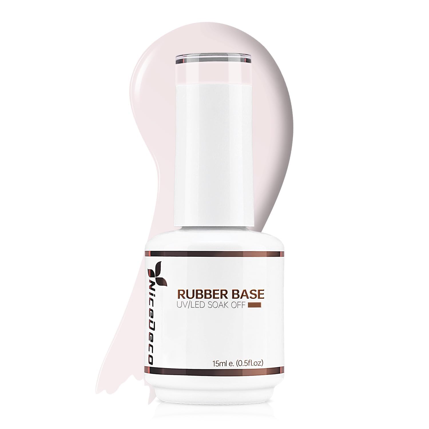 Nicedeco Base Rubber Semipermanente Rinforzato Rubber Base Gel 10ML - 001