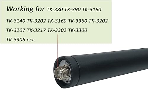 Miniatura 3 de KRA-23 UHF 400-470MHz Stubby Antenna for Kenwood TK-380 TK3170 TK-3180 TK-390 TK-3140 TK-3160 TK-3360 TK-3202 TK-3207 TK-3217 TK-3302 TK-3300