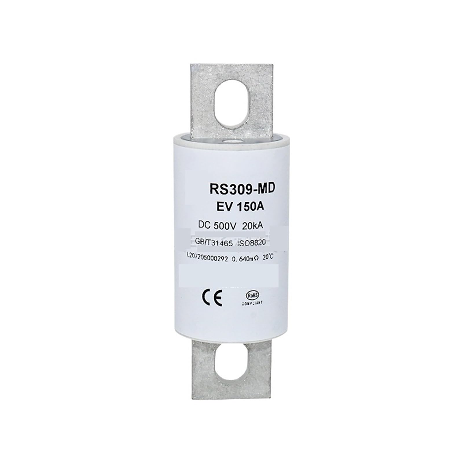 Fusible automobile 500V RS309-MD-EV 150A pour charge CC basse tension
