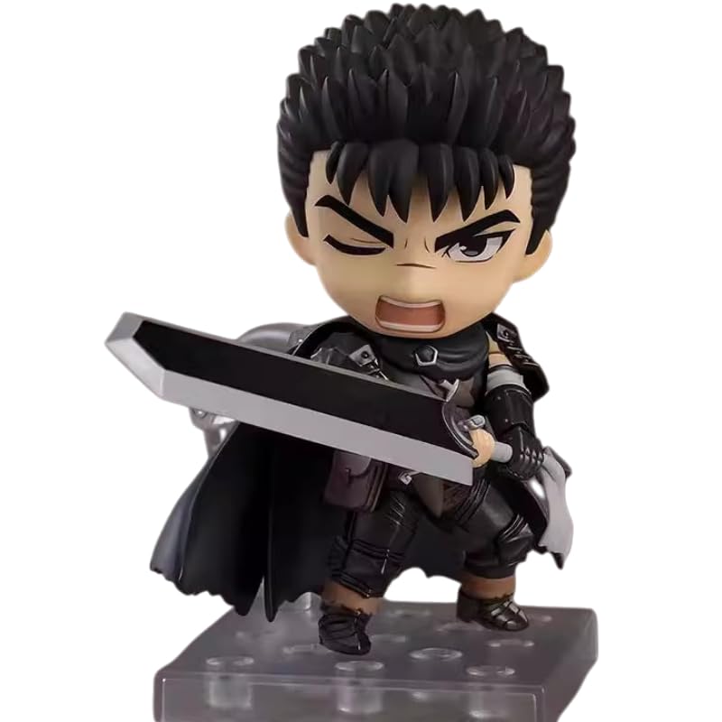 REOZIGN Guts, Black Swordsman, Moving Face, Anime 10 cm, PVC Characters, Cosplay, Craft, Gifts for Anime Fans