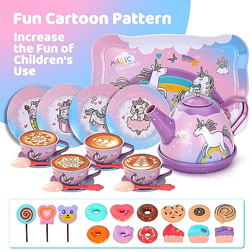 Quiet Flower 55Pcs Tea Party Set For Little Girls thumb #3