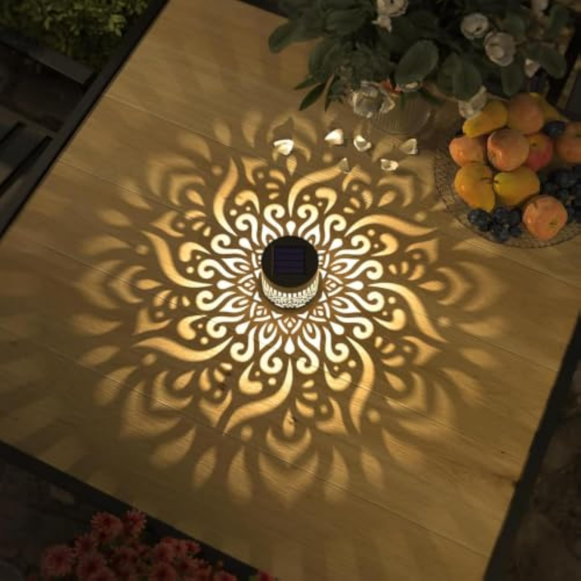 Outdoor Decorative Wall Step Deck Light for Garden, Warm White