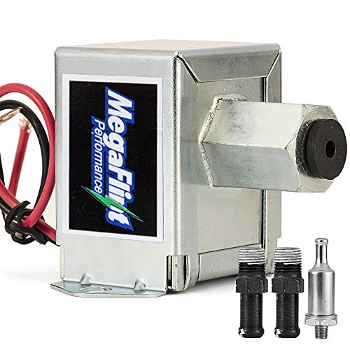 Electric Fuel Pump - 12V Universal Inline Fuel Pump Low Pressure 4-7 PSI for Petrol Diesel Fuel Pump EP12S HEP-02A