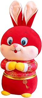 BCOATH Boneca Coelho De Pelúcia Decoração Chinesa Brinquedos De Mesa Mini Pelúcia Coelho De Pelúcia Brinquedos De Coelho De Pelúcia Aniaml Brinquedo Ano Das Bonecas De Coelho Suprimentos