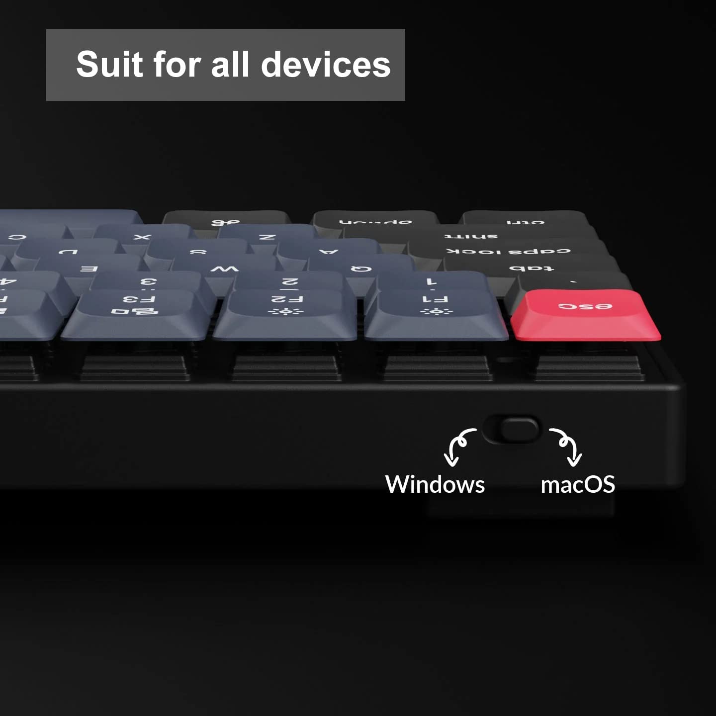 Amazon | Keychron S1 75%レイアウト オールメタル カスタム