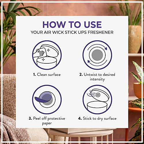 Image of Air Wick Stick Ups Air Freshener, Lavender and Chamomile, 2 ct (Pack of 4)