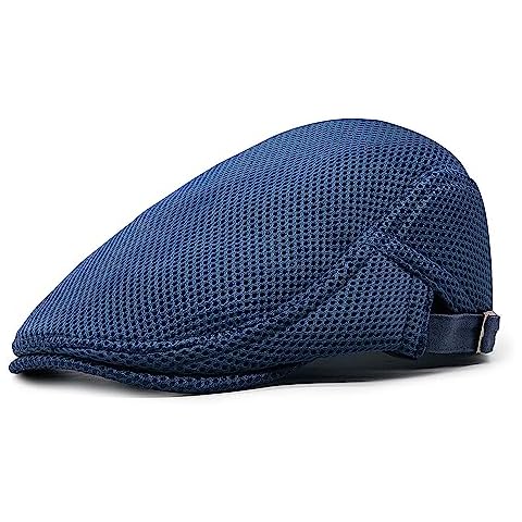 YAMEIZE Trendy Mesh Flat Cap for All Seasons Cover