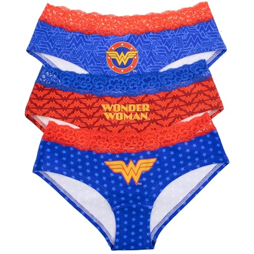 DC Wonder Woman Foil Panty 3-Pack (small) Multicolored