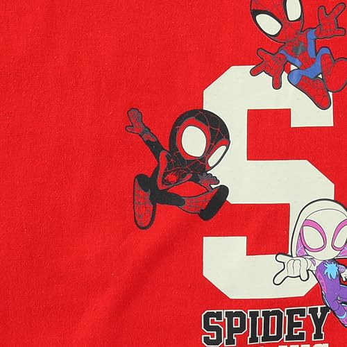 Image of Marvel Spidey and His Amazing Friends Boys 3 Piece Tank Top T-Shirt and Shorts Set for Toddler and Big Kids