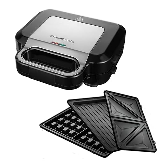 Appareil Croque Monsieur Multifonction 3en1 Russell Hobbs