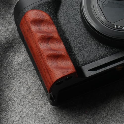 RYDSCAM ���� �J�����O���b�v �A�Ή� Canon �L���m�� Powershot V1 �J������p L�^�N�C�b�N�����[�X �v���[�g �E �Ǝ��h���w�a �E ���ɍב@�ېA�O�E�������� �ؐ��n���h�� (�Ԓh����)