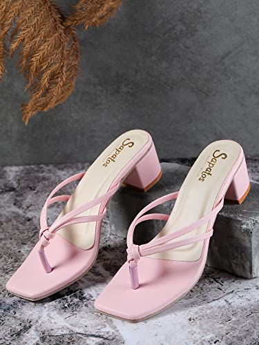 Image of Sapatos Women Casual Heel Sandals, Ideal for Women (ST-6175)