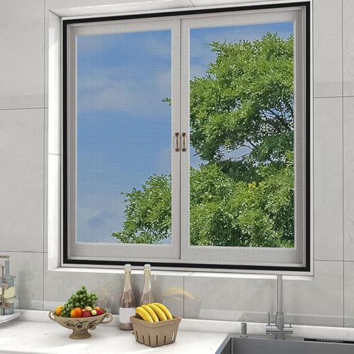 Mosquitera ventana autoadhesiva para proteger tu hogar de insectos sin taladrar 4