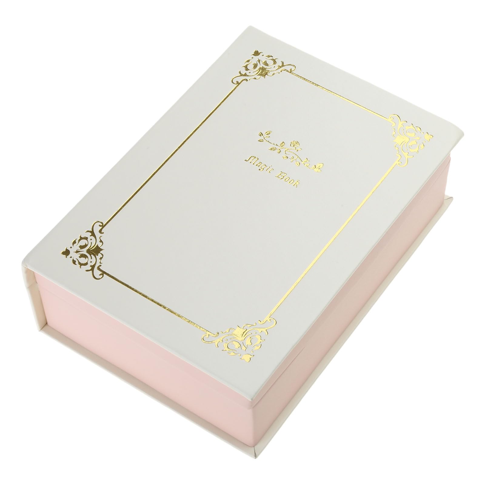 HZBB Book Travel Jewellery Box Organiser for Rings Earrings Necklaces PU Leathers Velvets Jewelry Cases Gift Box for Women Pu Leathers Cases