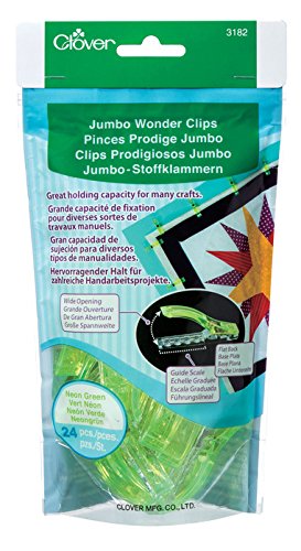 Clover Pince Prodige Jumbo -Neon Vert 24 pieces par sachet