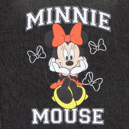 Disney Lilo & Stitch Minnie Mouse Girl's Button Up Jean Jacket - Fashion Denim Jacket Character Graphics for Kids4