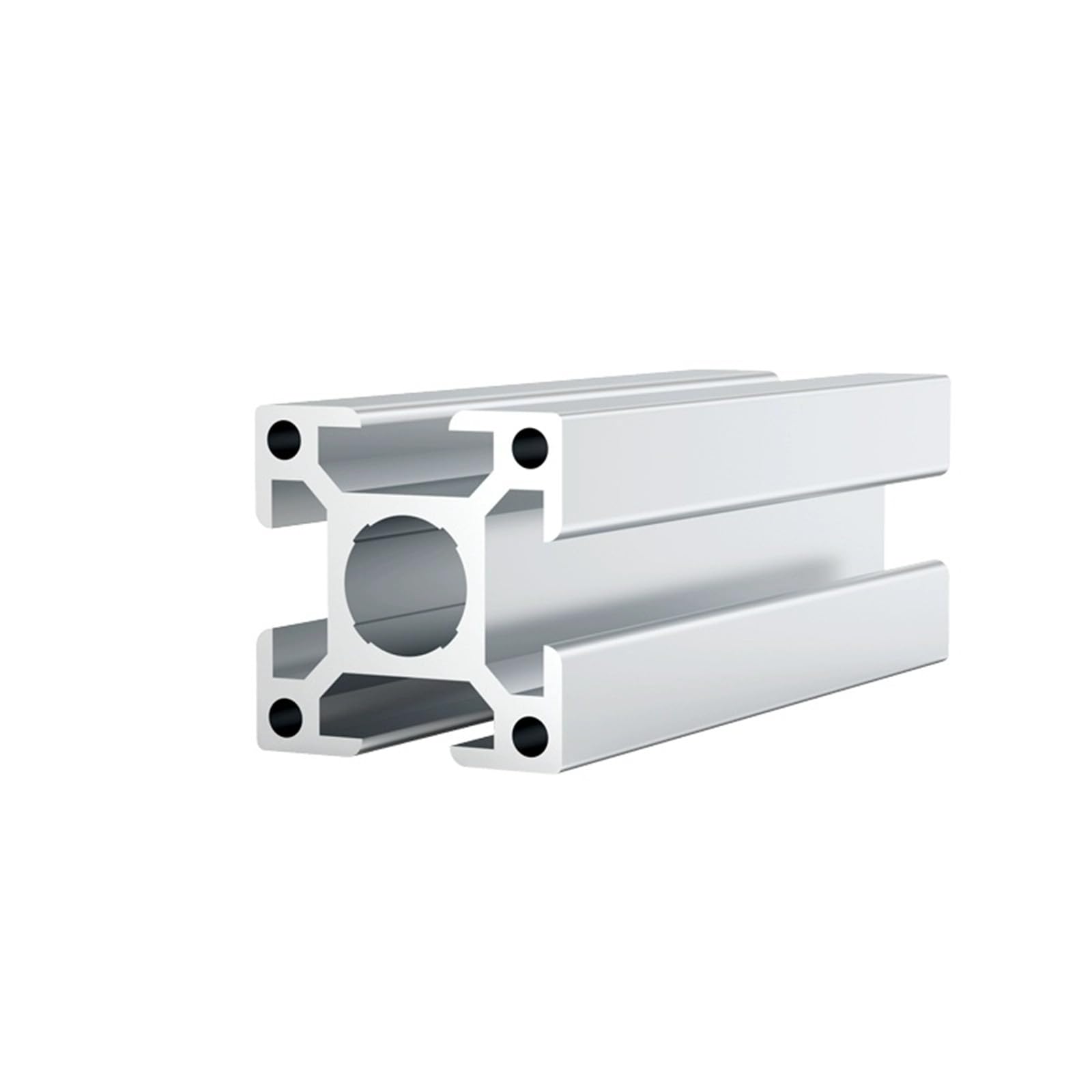 GTPBAO Telaio in estrusione di alluminio 3535 con scanalatura da 10,2 mm, profilo in tubo quadrato 3535 anodizzato argento for rack for apparecchiature Binario estruso(600mm 23.62" long)