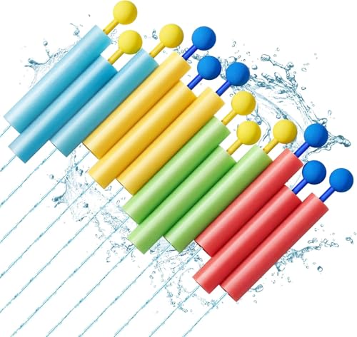 Lehoo Castle Water Guns 12 Pack, Super Water Blaster Soaker Foam Squirt Guns Bulk Beach Pool Outdoor...