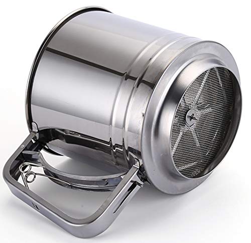 Flour Sifter Stainless Steel - Large Capacity Stainless Steel Sifter For Baking Flour