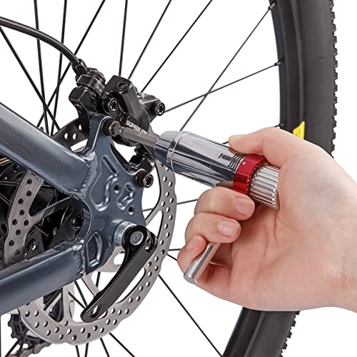 Gewage T Handle Bike Torque Wrench - Adjustable 3-10 Nm Includes 2, 3, 4, 5, 6 And 8Mm Allen Wrenches, T25 T30 Torx - 1/4 Inch Hex Driver Torque Wrench For Home & Bikes Repair #TOP4