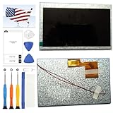 A-MIND LCD Screen Replacement for Contixo LA703R 7' Display LCD Touch Glass Panel Repair Kit with Tools(Not Touch Digitizer)